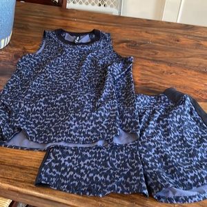 Really cute Athleta tank and matching shorts
